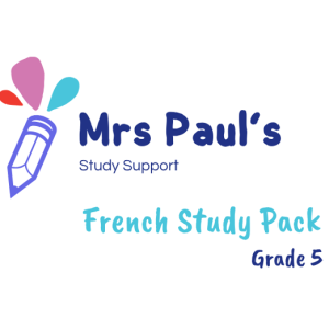 Grade 5 Term 2 Cycle Test French Study Pack